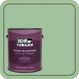 Behr Ultra 445042780719 1gal Spring Sprig Extra Durable Eggshell Enamel Interior Paint Primer