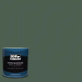 N400-7 Behr Ultra 711181359770 1 Quart #n400-7 Vine Leaf Satin Enamel Exterior Paint And Primer