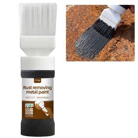 Beidimei Mp-01 2-in-1 Rust Converter 6.35 Fl Oz Black Inhibitor Touch Up Paint For Metal