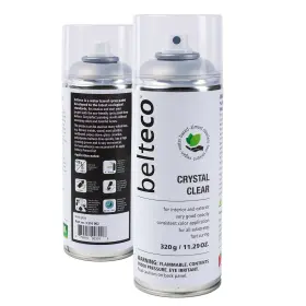 3310002 Belteco Crystal Clear Semi Gloss Spray Paint Water Based And Odorless Eco-friendly