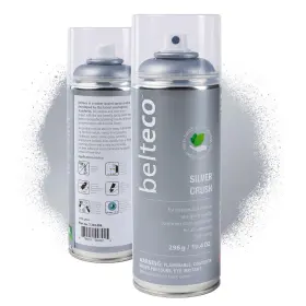 3310006 Belteco Silver Paint Spray Crush Semi Gloss Water Based And Odorless Eco-friendly &