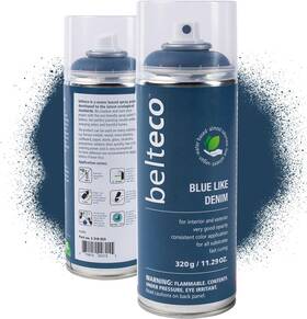 Belteco 3310055 Blue Like Denim Spray Paint Water Based And Odorless Eco-friendly Vegan We