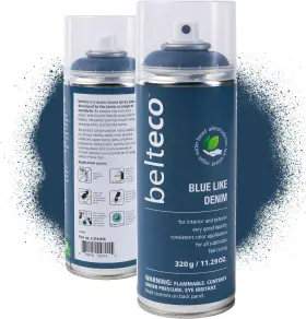 3310055 Belteco Blue Like Denim Spray Paint Water Based And Odorless Eco-friendly Vegan We