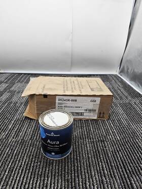 Benjamin Moore 05243x-008 Qty 6 Aura Eggshell Base 3 Waterborne Paint And Primer Interior