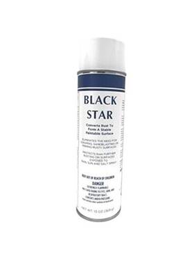 Best Supply Co. Blackstaraerosol/1can Rust Converter - Converts On Any Steel Surface 1 Aerosol Spray Can