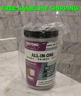 Beyond Paint 859730006062 All In One Refinishing Furniture Cabinets Pebble 1 Quart 32oz New