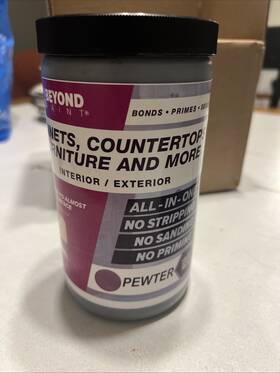 Beyond Paint 859730006079 Furniture Cabinets Countertops More All-in-one Quart Pewter