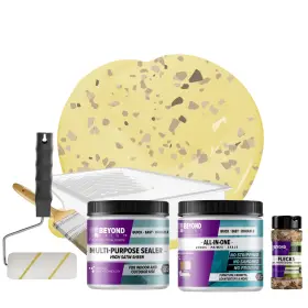 Beyond Paint 859730006888 Countertop Makeover Kit With Sealer Flecks And Tools For Countertops