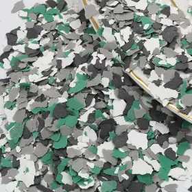 Qy20230331-0205 Biaungdo Biaungdo360g/0.79lb Decorative Blend Color Chips Epoxy Flakes Paint