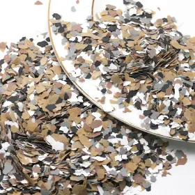 Qy20240117-107 Biaungdo 360g/0.79 Lb Decorative Blend Color Chips Epoxy Flakes Paint Fla