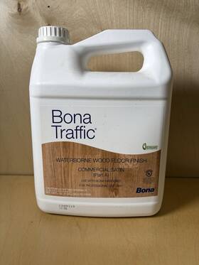 Bona 737025100186 Traffic - Waterborne Wood Floor Finish Commerical Satin / 1 Gallon