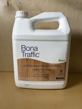 Bona 737025100186 Traffic - Waterborne Wood Floor Finish Commerical Satin / 1 Gallon