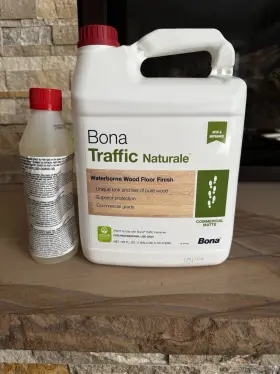 Wt191818001 Bona Traffic Naturale Waterborne Wood Floor Finish Commercial Grade 1 Gallon New