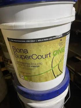 Wt760055155 Bona Supercourt One Waterborne Athletic Wood Floor Finish 5 Gal Ships Free