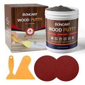 Boncart Mqnz-04 Wood Filler - Ebony Paintable Stainable Sandable. Quickly