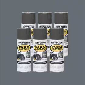 Branded 280133 12 Oz. Farm And Implement Massey Ferguson Gray Enamel Spray Paint 6-pack