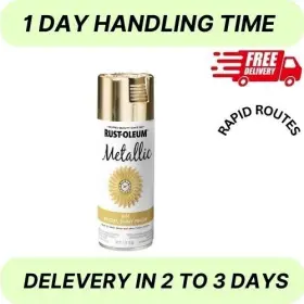 Branded 313057276220 11 Oz. Metallic Gold Spray Paint