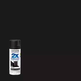Branded 313097871843 12 Oz. Semi-gloss Black General Purpose Spray Paint 6-pack