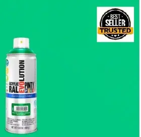 Branded 313109613614 Evolution Acrylic 10.9 Oz. Gloss Mint Green Water Base Spray Paint New