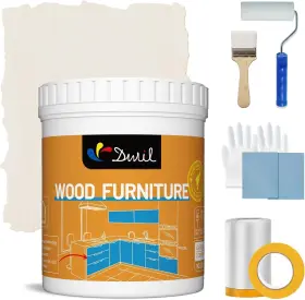 Branded 445031367310 Acrylic Wood Paint For Furniture - Semi-gloss Suitable Surface Re