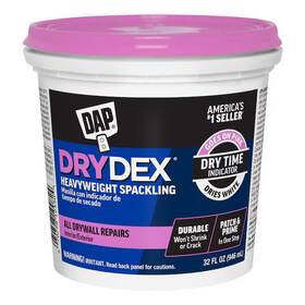 Branded 445032597518 Dap Drydex Spackling Compound 32 Fl Oz White Color Changing For Interior Exte