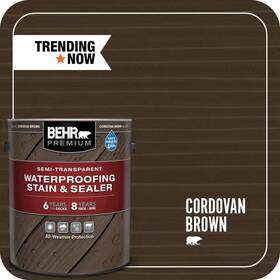 Branded 507701 1 Gal. #st-104 Cordovan Brown Semi-transparent Waterproofing Exterior Wood And
