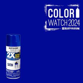 Branded 5271520 Rust-oleum American Accents 2x Ultra Cover Satin Ink Blue Spray Paint And Primer