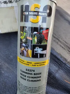 53374 Branded Hsp Industrial High Solids Engine Fleet Construction Spray Paint Cummins Beige