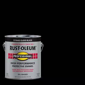 Branded 744110033335 1 Gal. High Performance Protective Enamel Gloss Black Oil-based Interior/exterio