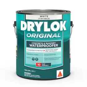 773383 Branded 1 Gal. White Flat Latex Basement And Masonry Waterproofer Interior/exterior Use