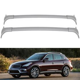 Brisunshine Car05nk9gkn Aluminum Roof Rack Cross Bars For Ex Qx50 2010-2018 165lbs Fits Side Rails Only