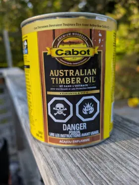 Cabot 080351810732 Australian Timber Oil Quart 946 Ml Mahogany Flame 2021 Wood Finish