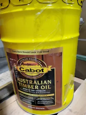 140.0003400.008 Cabot Australian Timber Oil Pre-tinted Natural Transparent 5 Gallon