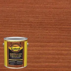 140.0003460.007 Cabot Transparent Jarrah Brown Oil-based Alkyd Australian Timber Oil 1 Gal