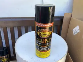 140.0003460.076 Cabot Australian Timber Oil 12 Oz. Mahogany Flame New Unused