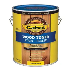 140.0019200.007 Cabot Transparent Natural Oil-based Penetrating Oil Deck And Siding Stain 1 Gal