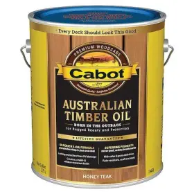 140.0019458.007 Cabot Stain Honey Teak Toned Flat 1 Gal