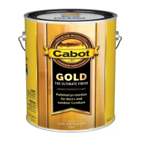 140.0019470.007 Cabot Gold Finish Low Voc Stain Gallon Sun-drenched Oak