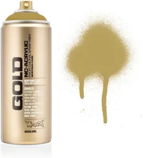 283963 Cans Gold 400ml Mustard Opaque