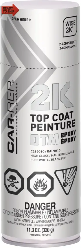 Car-rep 744759908001 Epoxy Color Top Coat With Wise 2k Technology Easy Application High Coverage