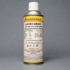 Cardinal Gr483 A-4101-gr483 Gray Pms 431c Semi Gloss Powder Coat Touch-up Spray Paint