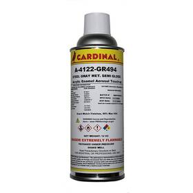 Cardinal Paint 698769057726 A 4122-gr494 Steel Gray Met. S-gloss Powder Coating Touchup Spray