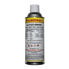 4122-gr494 Cardinal Paint 698769057726 A Steel Gray Met. S-gloss Powder Coating Touchup Spray