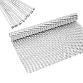 Casifavi Hy40200 16 Inch X 78.7 Exhaust Heat Shield Kit High-temp Muffler/engine Embossed Al