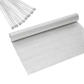 Hy40200 Casifavi 16 Inch X 78.7 Exhaust Heat Shield Kit High-temp Muffler/engine Embossed Al