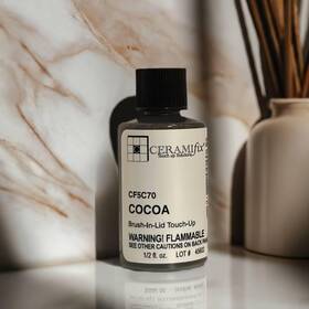 Ceramifix Llc Cf5c70 .5 Oz Cocoa Touch Up Paint For Tile Appliances And More