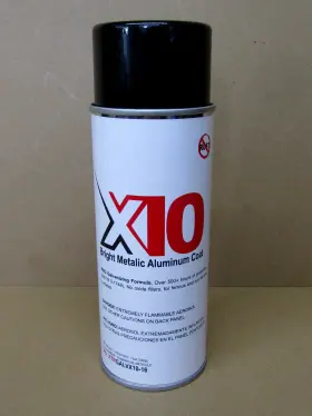 Chem Trend 840349232232 X10 Bright Metallic Aluminum Coat 12 Oz Aerosol