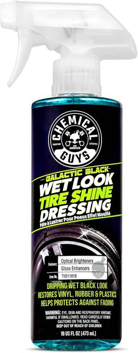 Chemical Guys Tvd118 Galactic Black Wet Look Tire Shine Dressing High Gloss Spray F