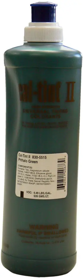 830-5515 Chromaflo 662821406739 Cal-tint Ii 16-ounce Colorants Green