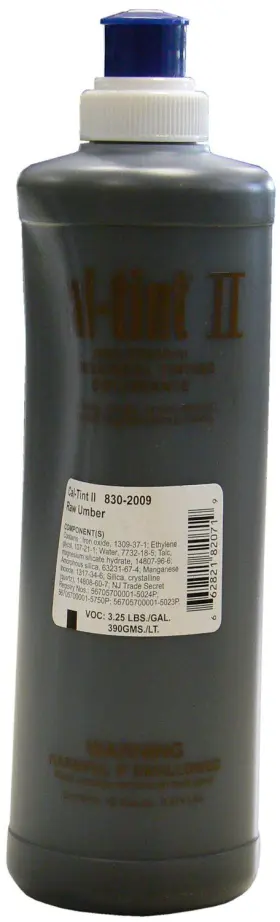 830-2009 Chromaflo 662821820719 Cal-tint Ii 16-ounce Colorants Raw Umber